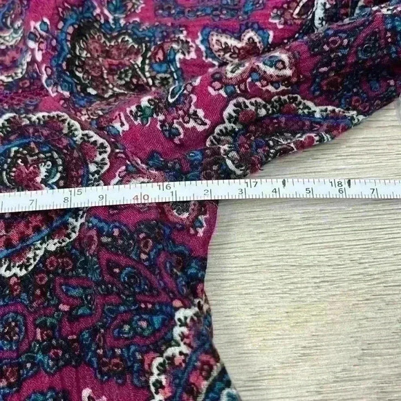 American Eagle Aztec Print Keyhole Mini Dress Size XXS - Picture 7 of 8